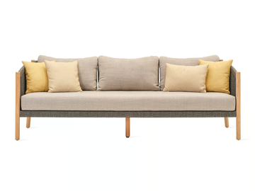 LENTO - 3 seater rope garden sofa by Vincent Sheppard - view 2